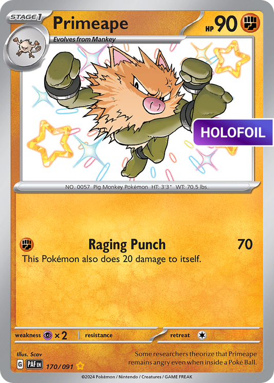 Primeape (PAF) #170 [EN/H] s/o