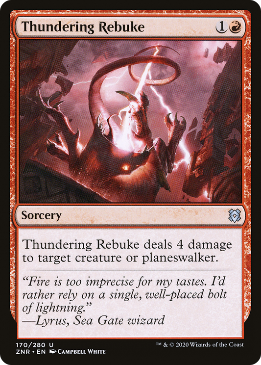 Thundering Rebuke (ZNR) #170 [EN/N]