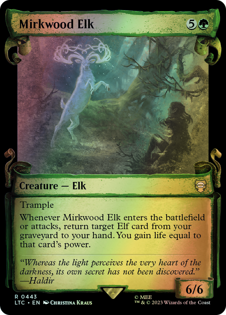 Mirkwood Elk - Silver Foil (LTC) #443 [EN/F] s/o