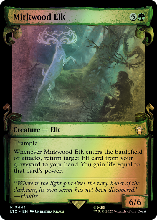 Mirkwood Elk - Silver Foil (LTC) #443 [EN/F] s/o