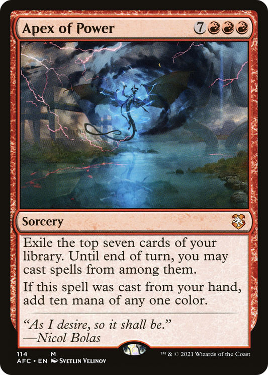 Apex of Power (AFC) #114 [EN/N] s/o
