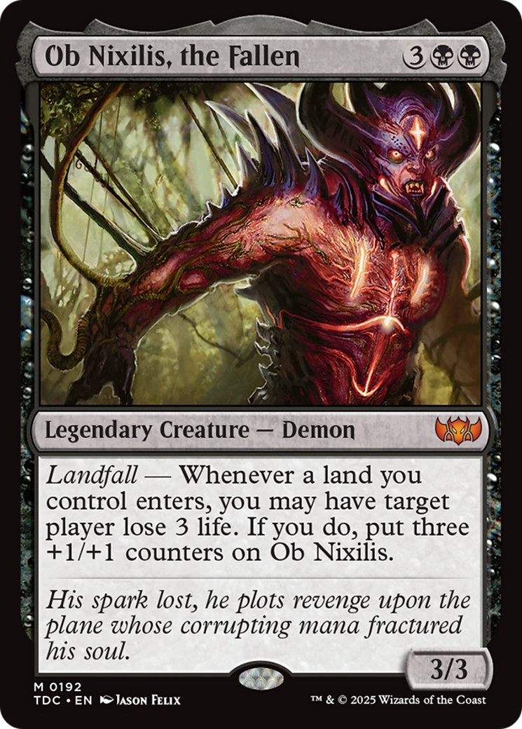 Ob Nixilis, the Fallen (TDC) #192 [EN/N] s/o