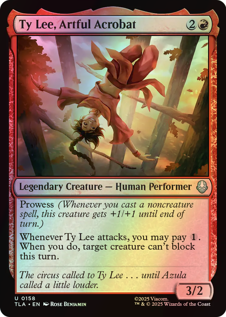 Ty Lee, Artful Acrobat (TLA) #158 [EN/F] s/o