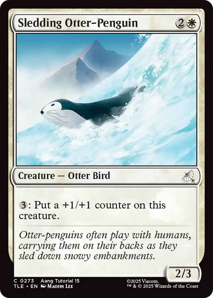 Sledding Otter-Penguin (TLE) #273 [EN/N] s/o