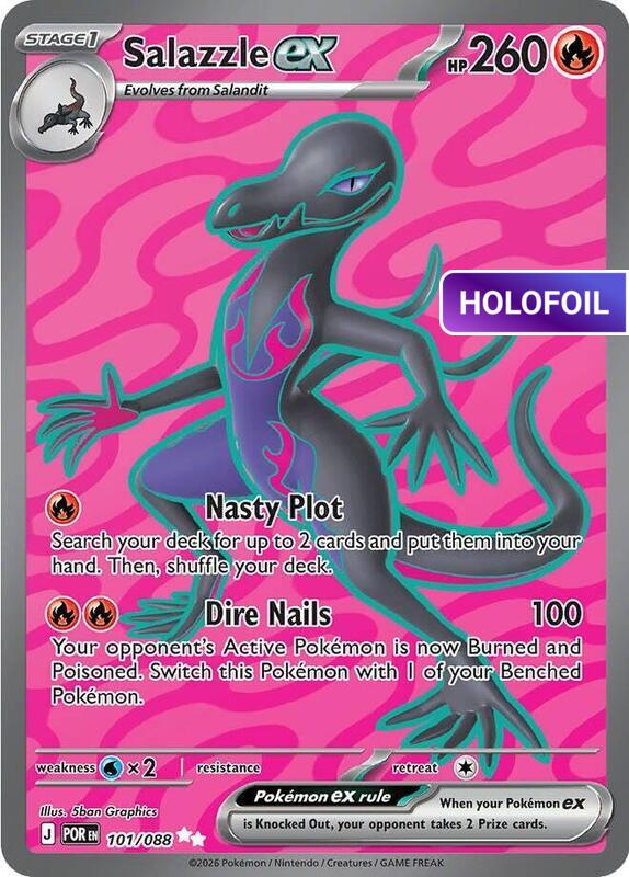 Salazzle ex - 101/088 (ME03) #101 [EN/H]