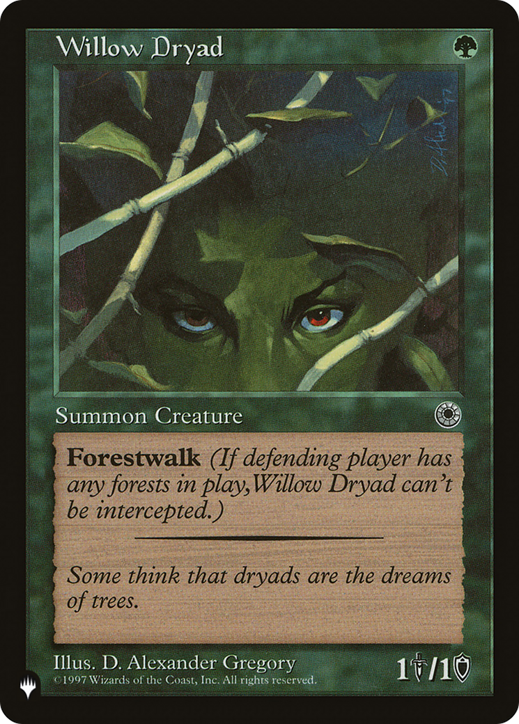 Willow Dryad (PLST) #POR-193 [EN/N]