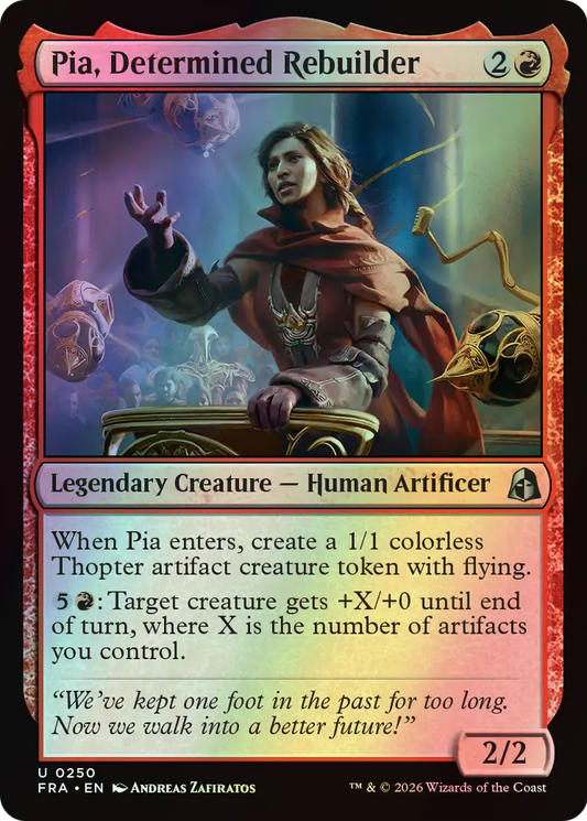 Pia, Determined Rebuilder (FRA) #250 [EN/F] s/o