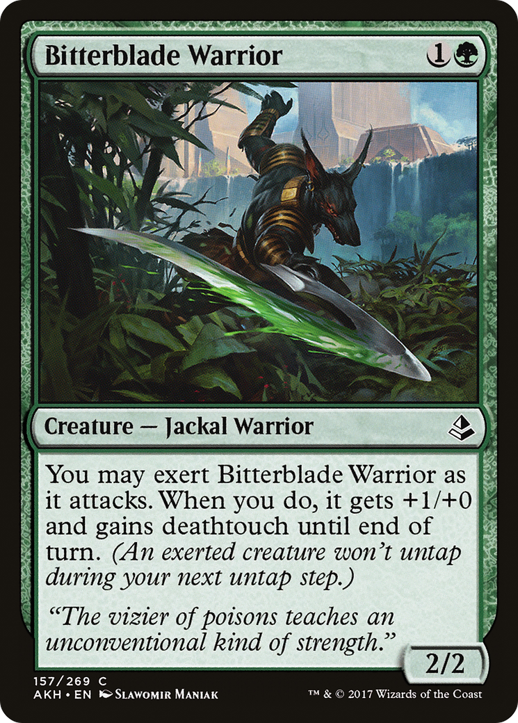 Bitterblade Warrior (AKH) #157 [EN/N]