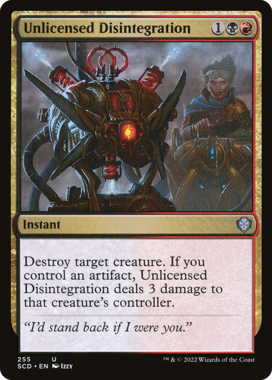 Unlicensed Disintegration (SCD) #255 [EN/N] s/o