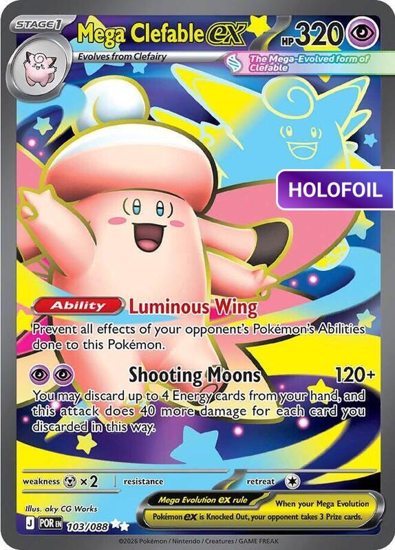 Mega Clefable ex - 103/088 (ME03) #103 [EN/H]