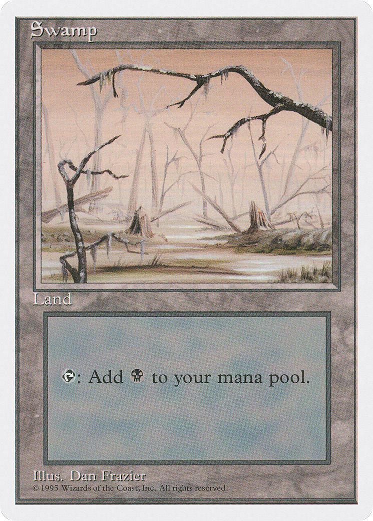 Swamp (4ED) #371 [EN/N]