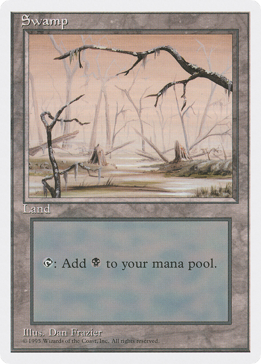 Swamp (4ED) #371 [EN/N]