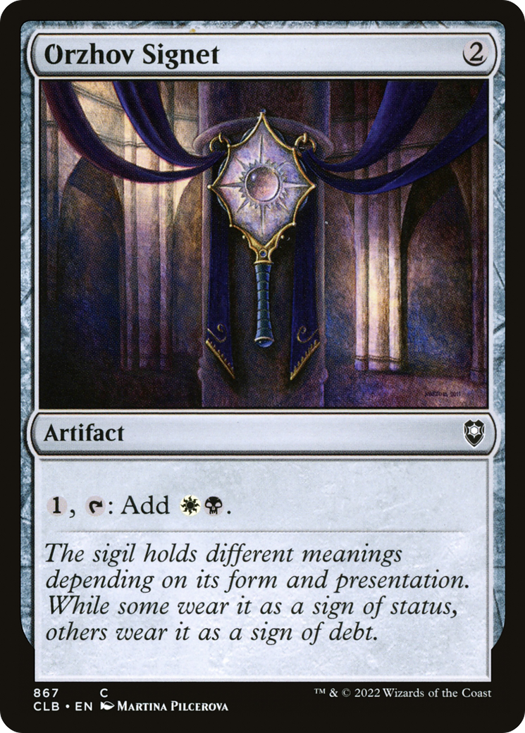 Orzhov Signet (CLB) #867 [EN/N] s/o