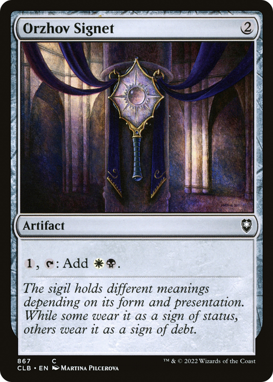 Orzhov Signet (CLB) #867 [EN/N] s/o