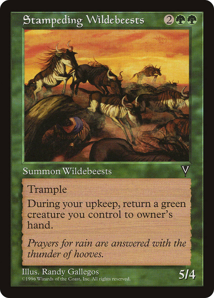 Stampeding Wildebeests (VIS) #121 [EN/N]