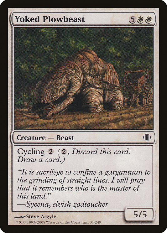 Yoked Plowbeast (ALA) #31 [EN/N] s/o