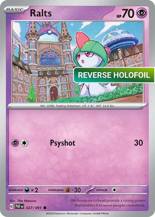 Ralts - 027/091 (PAF) #027 [EN/R] s/o