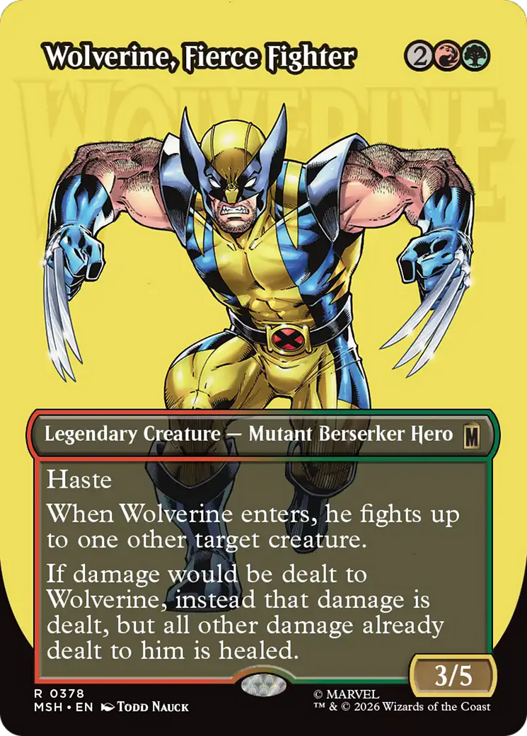 Wolverine, Fierce Fighter (MSH) #378 [EN/N]