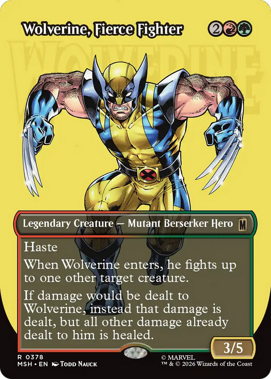 Wolverine, Fierce Fighter (MSH) #378 [EN/N]
