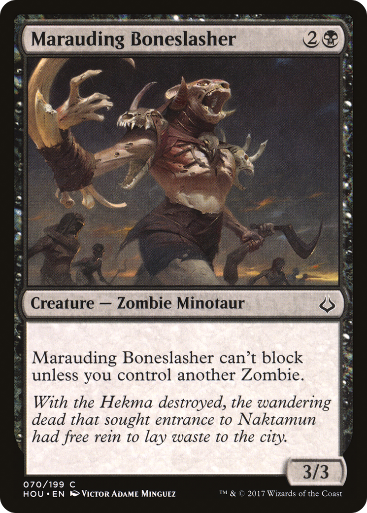 Marauding Boneslasher (HOU) #70 [EN/N]