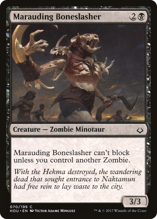 Marauding Boneslasher (HOU) #70 [EN/N]