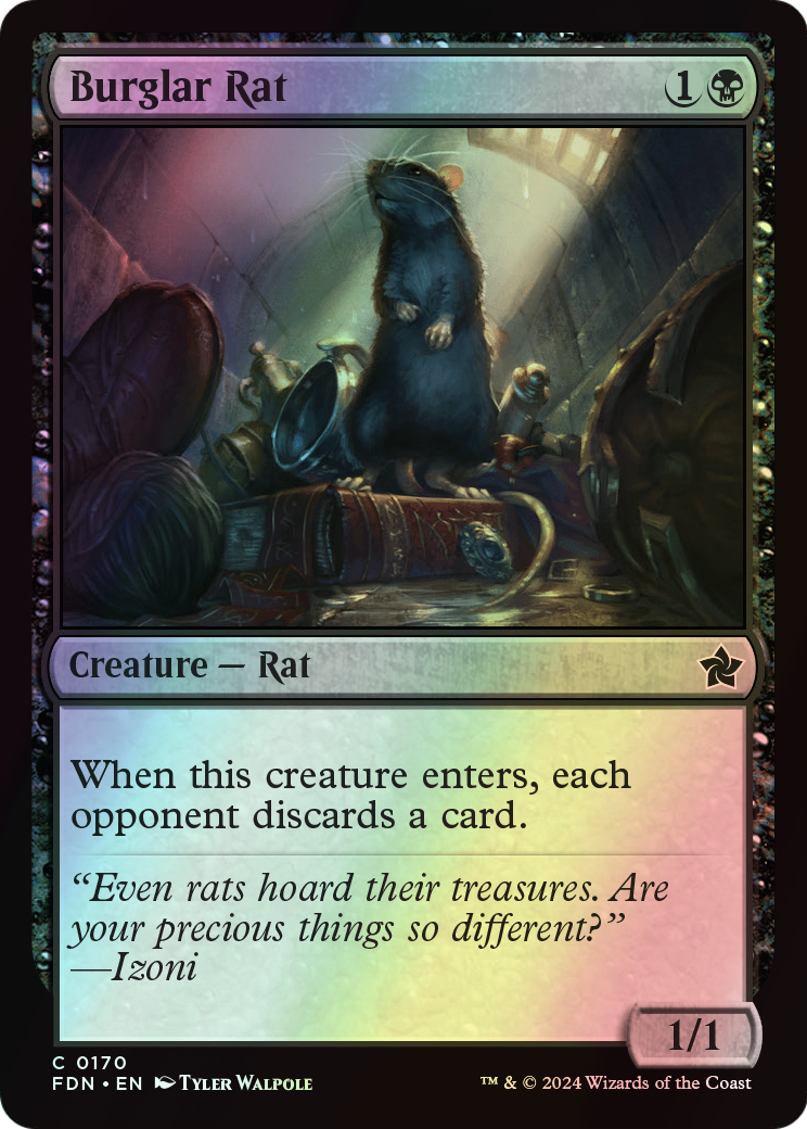 Burglar Rat (FDN) #170 [EN/F]