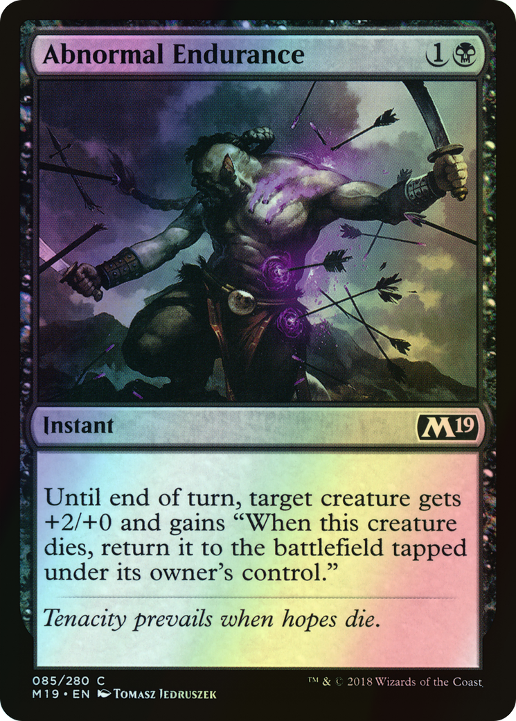 Abnormal Endurance (M19) #85 [EN/F] s/o
