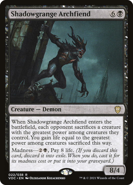 Shadowgrange Archfiend (VOC) #22 [EN/N]