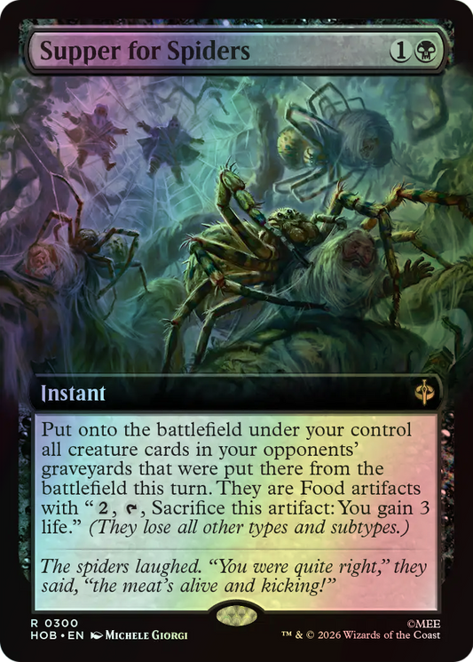 Supper for Spiders (HOB) #300 [EN/F]