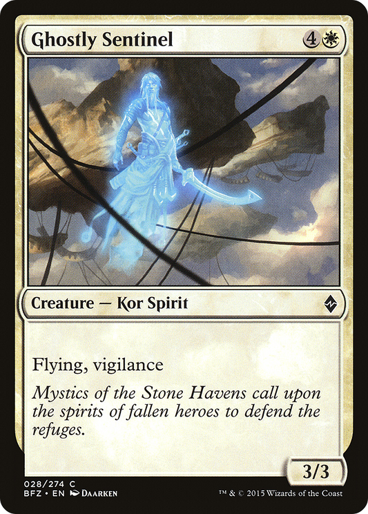 Ghostly Sentinel (BFZ) #28 [EN/N]