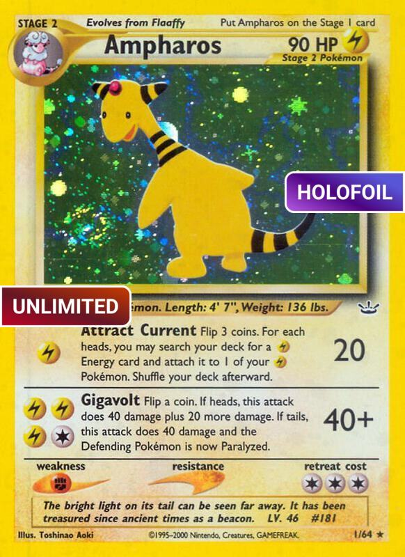 Ampharos (N3) #01 [EN/UH]