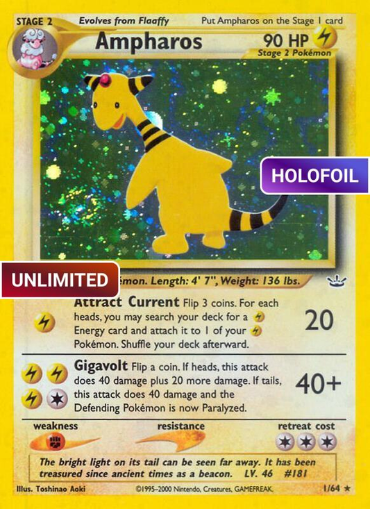 Ampharos (N3) #01 [EN/UH]