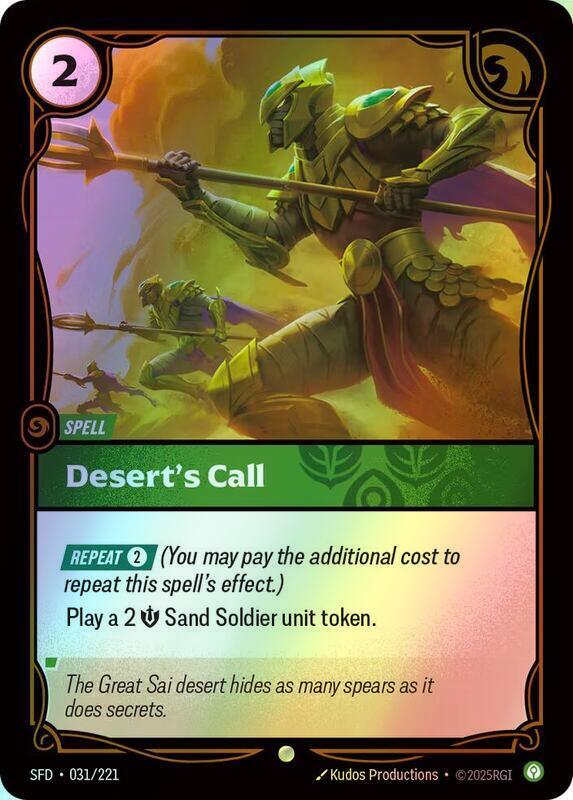 Desert's Call (SFD) #031 [EN/F] s/o