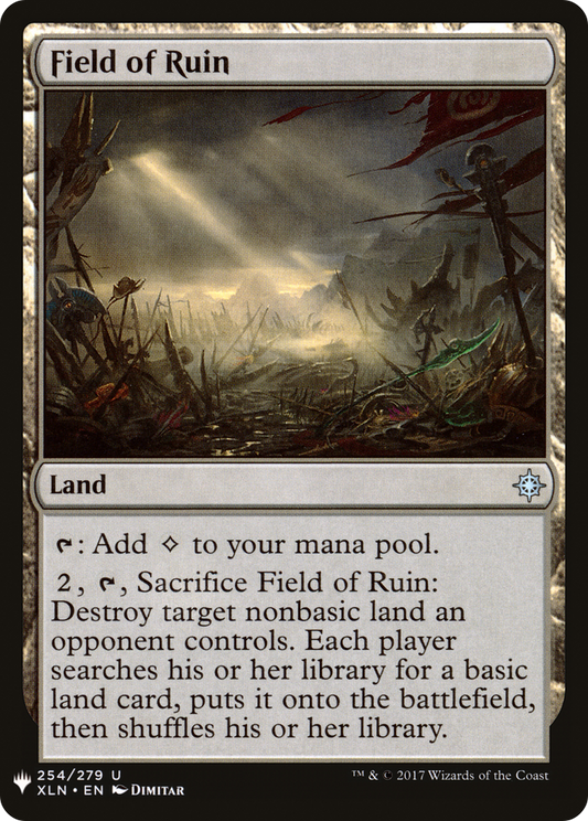 Field of Ruin (PLST) #XLN-254 [EN/N] s/o
