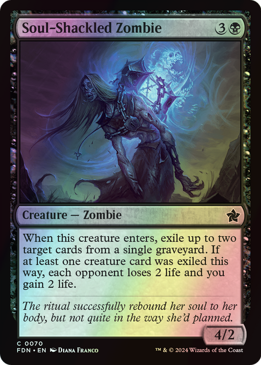 Soul-Shackled Zombie (FDN) #70 [EN/F]