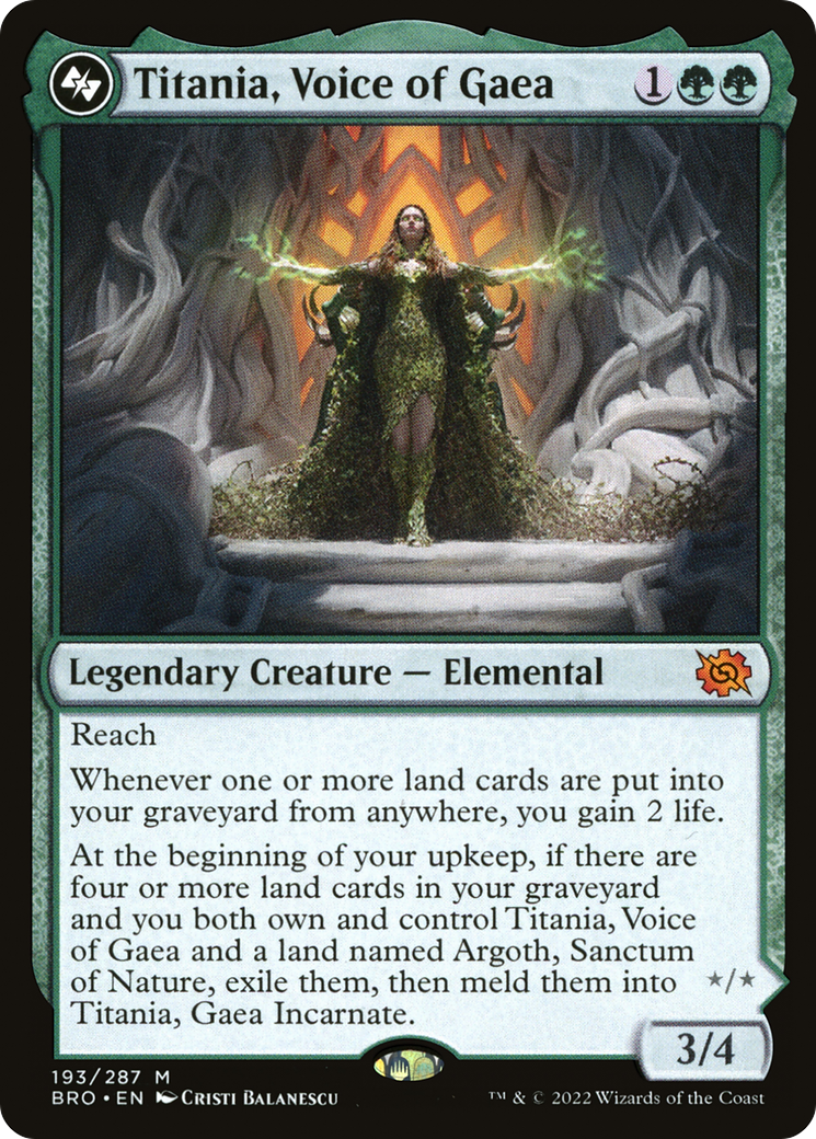 Titania, Voice of Gaea (BRO) #193 [EN/N]