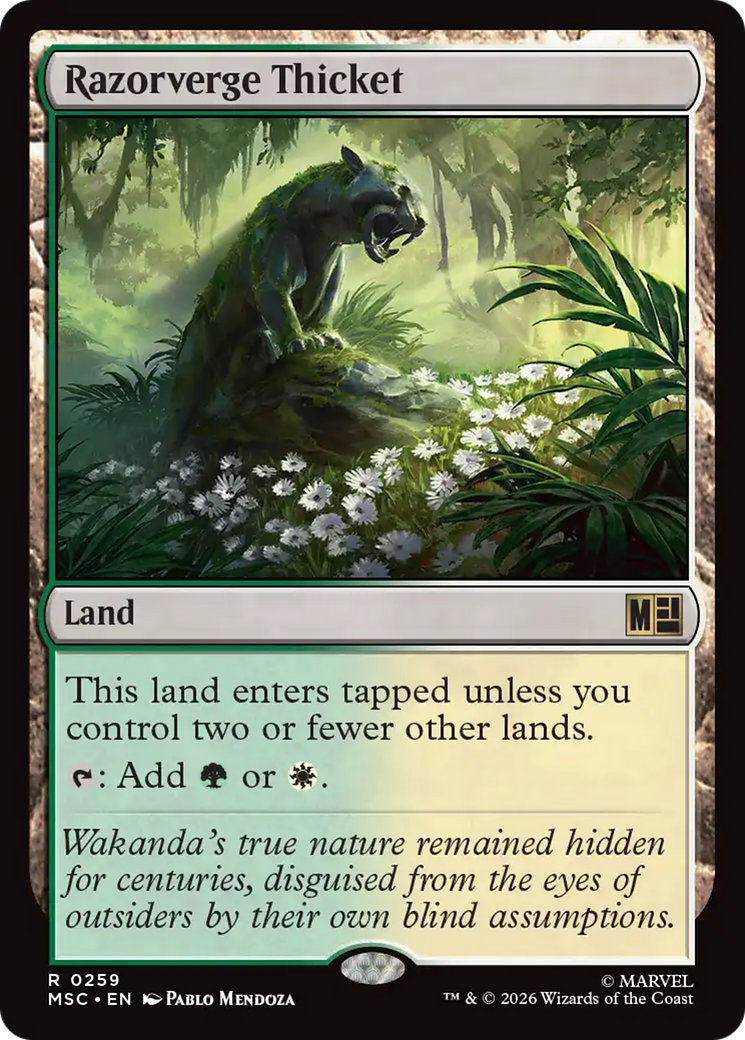 Razorverge Thicket (MSC) #259 [EN/N]