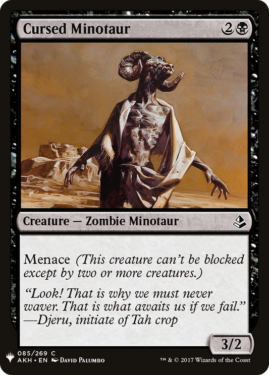 Cursed Minotaur (PLST) #AKH-85 [EN/N]