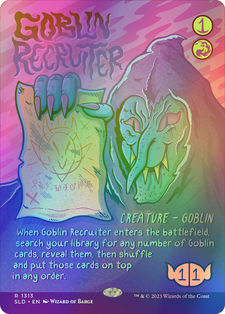 Goblin Recruiter - Rainbow Foil (SLD) #1313★ [EN/F] s/o