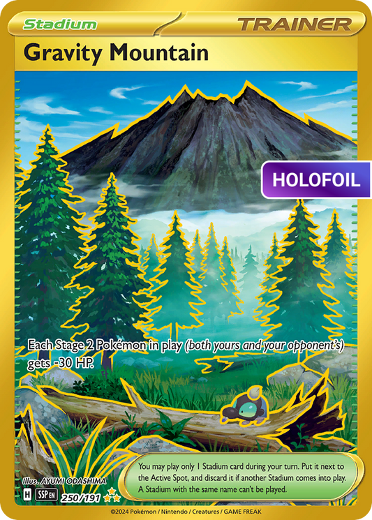 Gravity Mountain - 250/191 (SSP) #250 [EN/H]