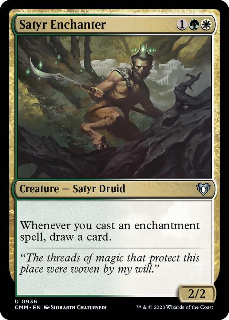 Satyr Enchanter (CMM) #936 [EN/N]