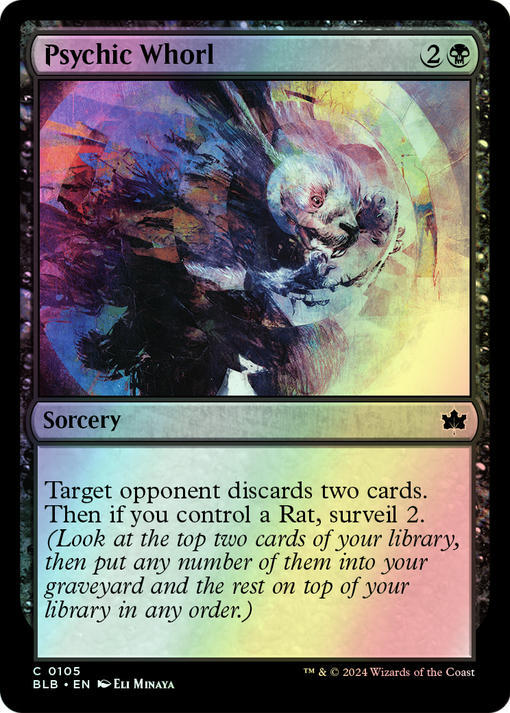 Psychic Whorl (BLB) #105 [EN/F]