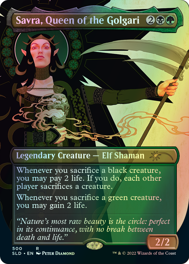 Savra, Queen of the Golgari (SLD) #500 [EN/F]
