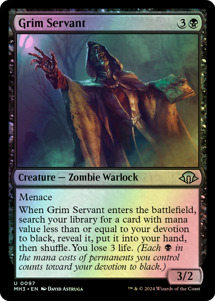 Grim Servant (MH3) #97 [EN/F]