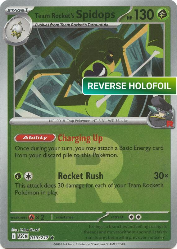 Team Rocket's Spidops (Team Rocket) (ASC) #019_V2 [EN/R] s/o