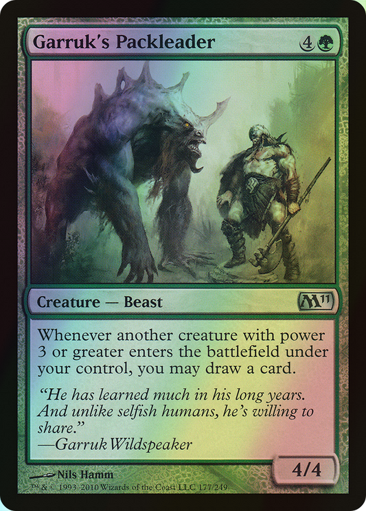 Garruk's Packleader (M11) #177 [EN/F] s/o
