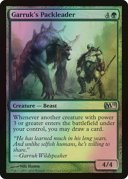 Garruk's Packleader (M11) #177 [EN/F] s/o