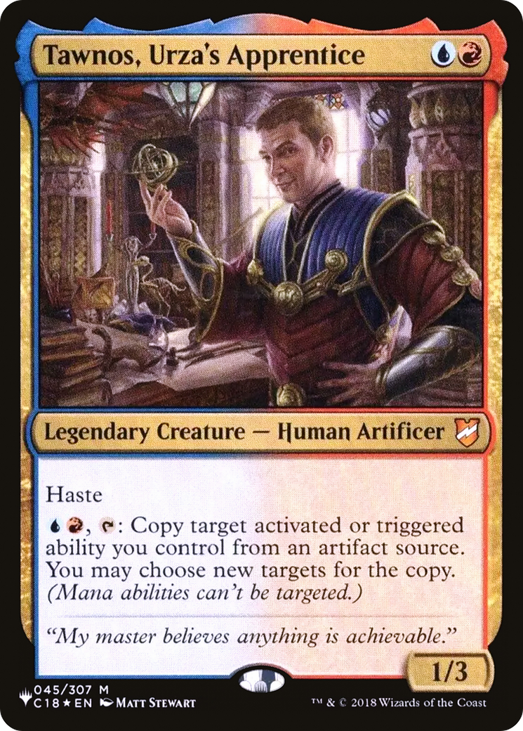 Tawnos, Urza's Apprentice (PLST) #C18-45 [EN/N] s/o