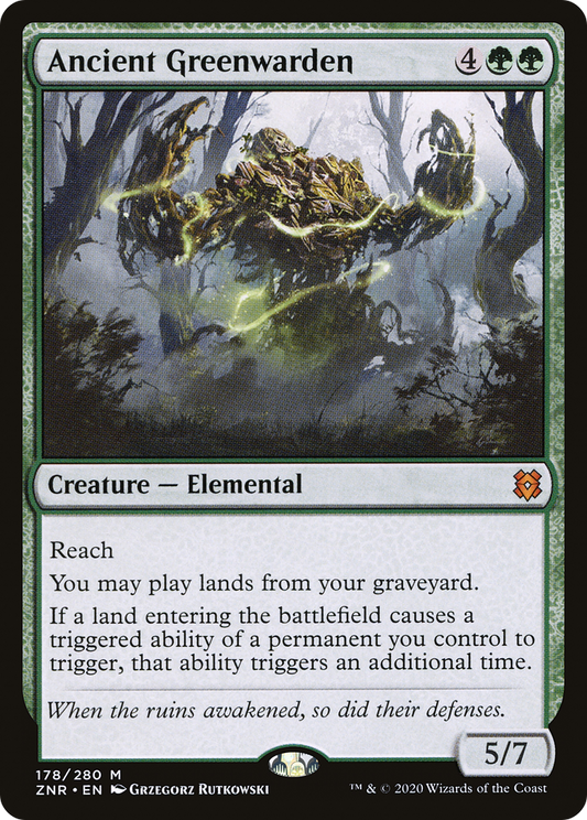 Ancient Greenwarden (ZNR) #178 [EN/N]