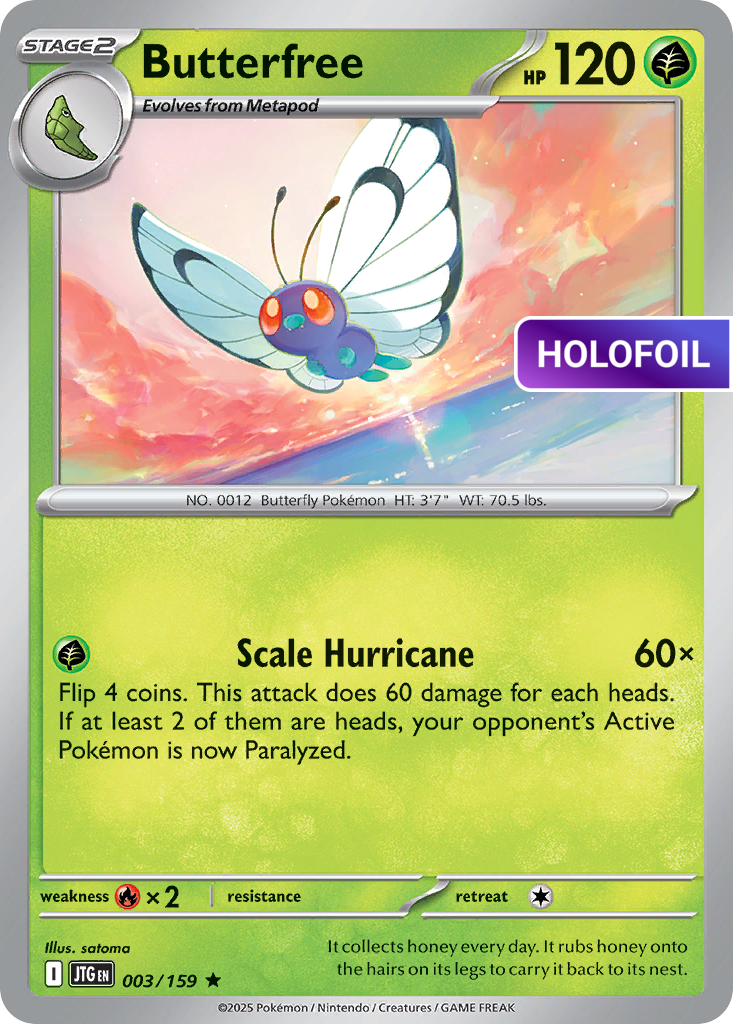 Butterfree (JTG) #003 [EN/H]